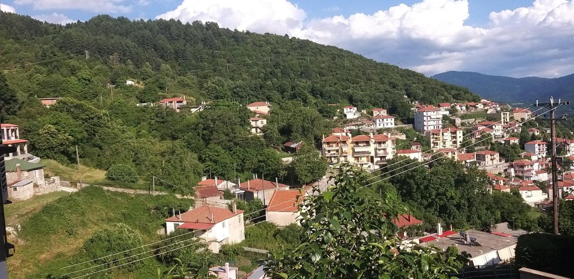 Το Σπίτι Της Ευτυχίας Στούντιο Apartment Karpenísion Exterior foto